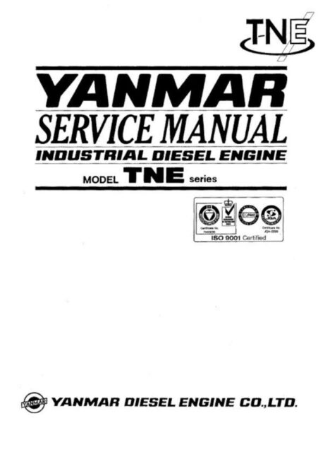 Yanmar 3TNE Repair manual