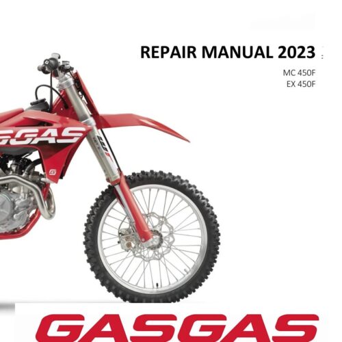 GASGAS MC 450F EX450F 2023 Workshop Service manual Pdf