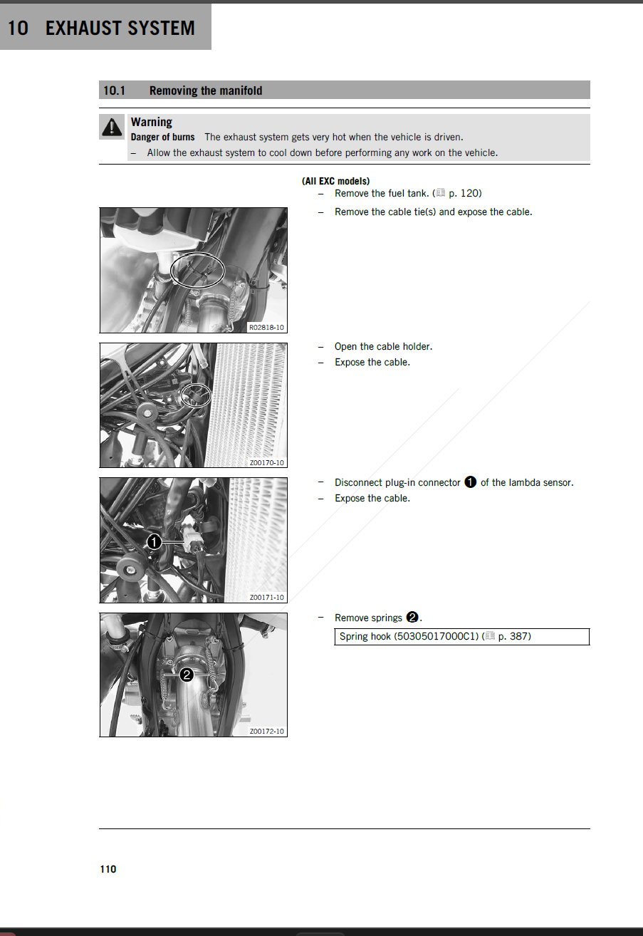 2021 KTM 250-300 XC-W TPI Service Manual - Image 4