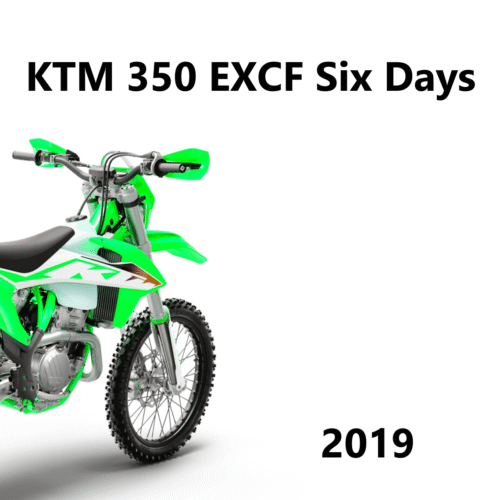 KTM 350 EXCF Six Days Service Manual (2019)