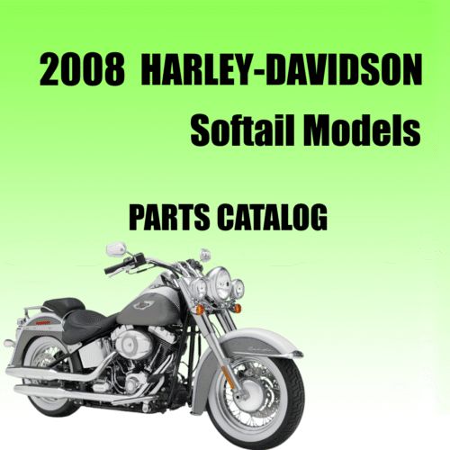 Harley Davidson Softail Models Parts Catalog 2008 Pdf