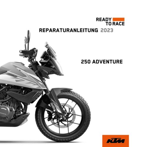 KTM 250 Adventure Reparaturanleitung 2023 Pdf