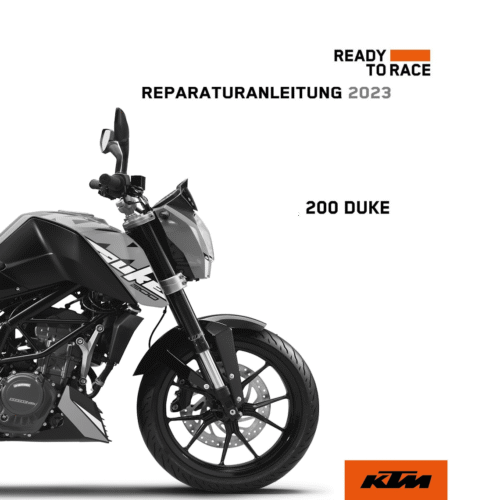 KTM 200 DUKE Reparaturanleitung 2023 Pdf