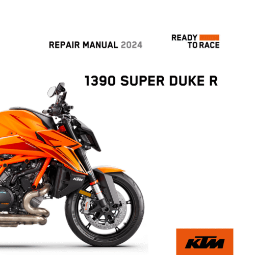KTM 1390 Super Duke R Service manual 2024 Pdf