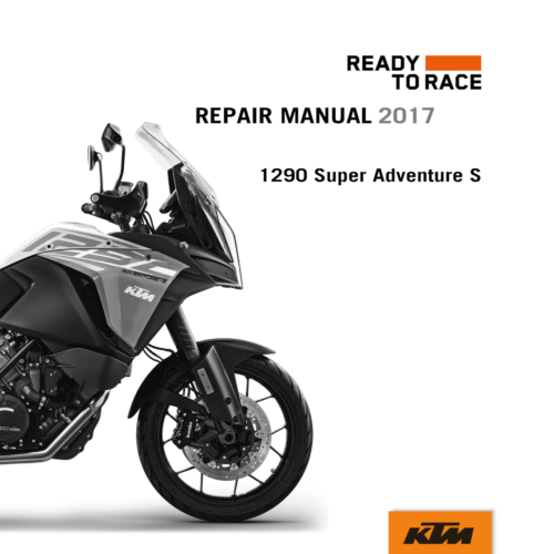 KTM 1290 Super Adventure S Repair manual 2017 Pdf