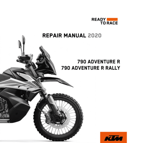 KTM 790 Adventure R Rally Repair manual 2020 Pdf