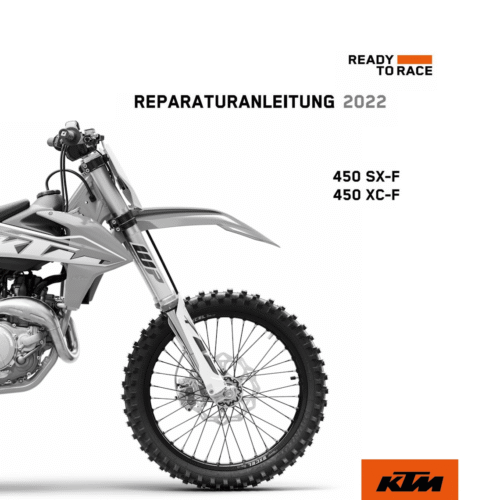 KTM 450 XC-F Reparaturanleitung 2022 Pdf