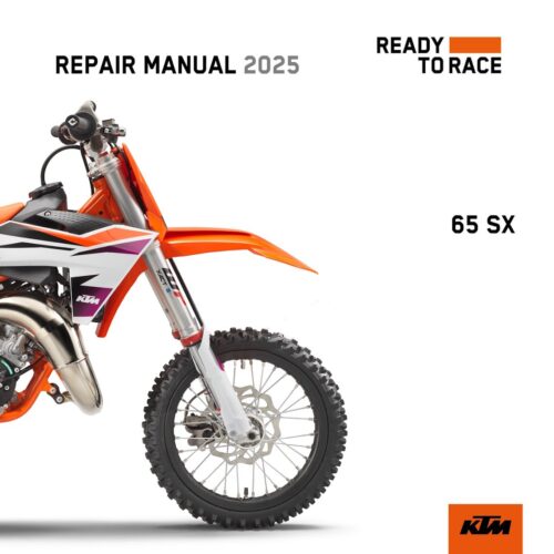 KTM 65 SX Service manual 2025 Pdf