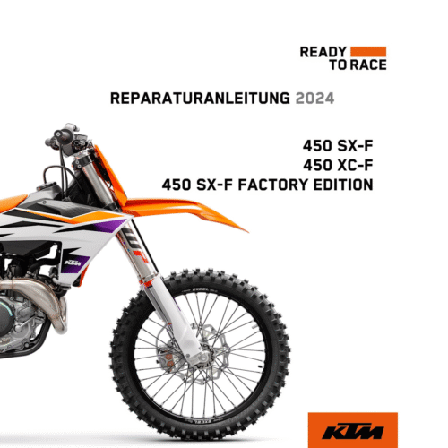 KTM 450 XC-F Reparaturanleitung 2024 Pdf