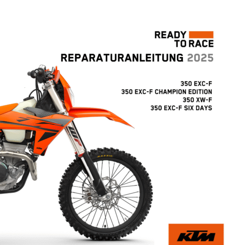 KTM 350 EXC-F Six Days Reparaturanleitung 2025 Pdf