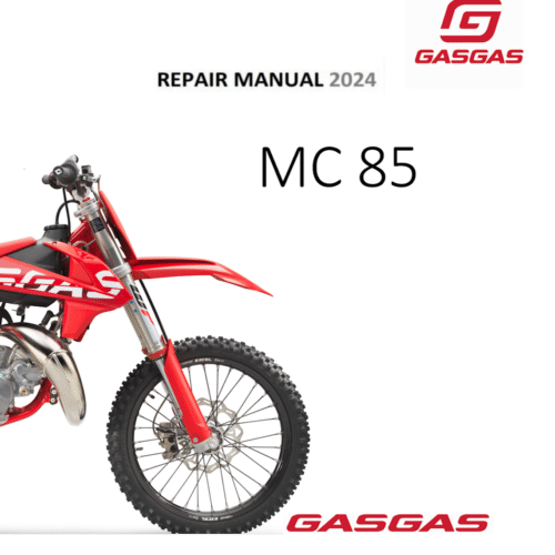 2024 GasGas MC85 Service manual
