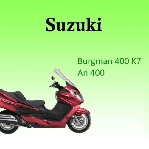 2007-2008 Suzuki AN400 Service Manual