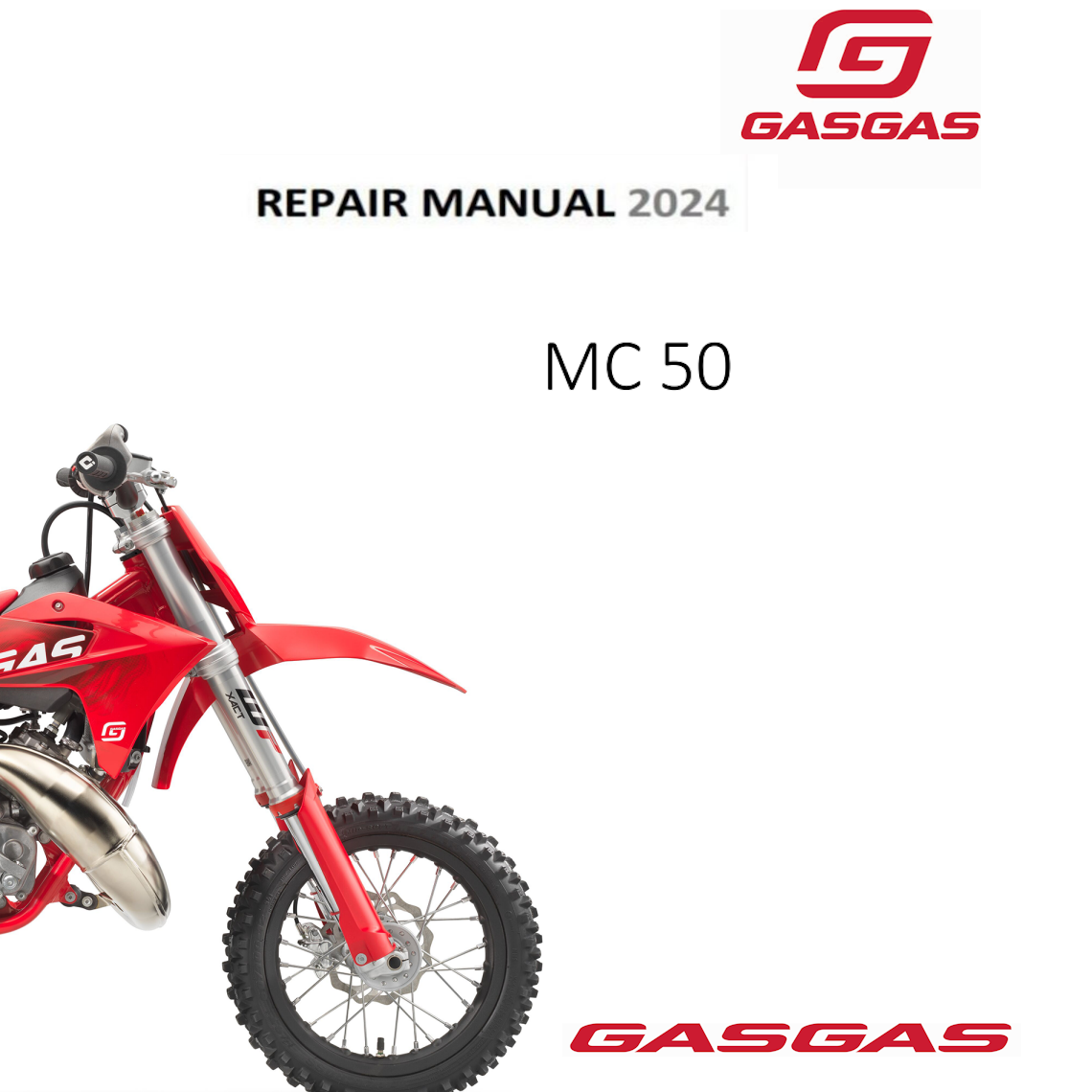 Gas Gas MC 50 Repair manual 2024 Pdf