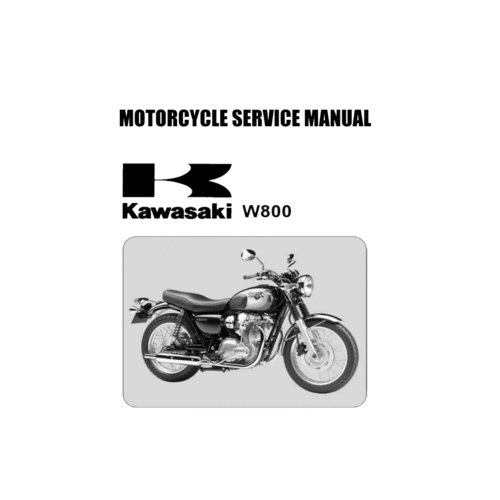 Kawasaki W800 Repair Manual 2011–2012 Pdf