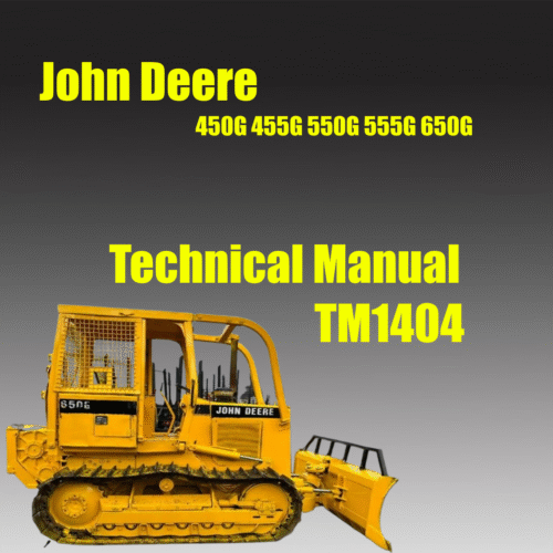 John Deere 555G Technical Manual