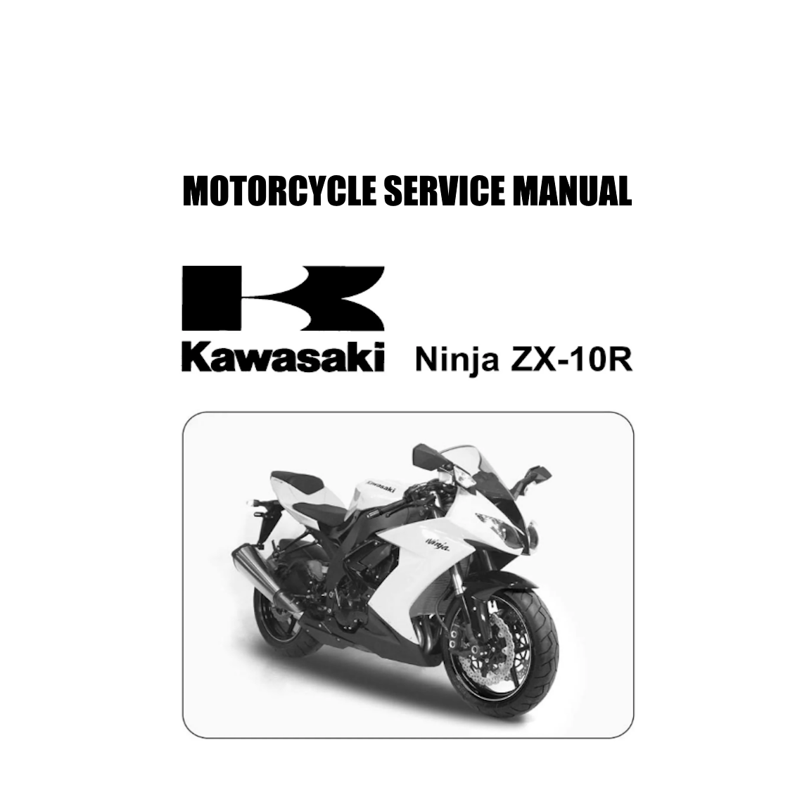 Kawasaki Ninja ZX10R Repair Manual 2008-2009 Pdf