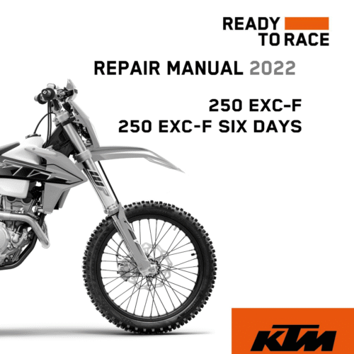 KTM 250 EXC-F Six Days Repair manual 2022 Pdf