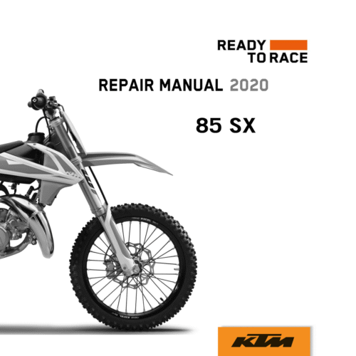 KTM 85 SX Repair manual 2020 Pdf