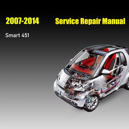 Smart 451 Workshop Service manual 2007-2014