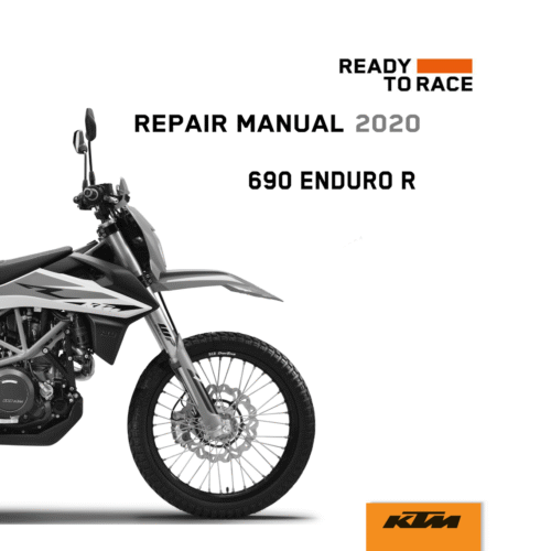 KTM 690 Enduro R Repair manual 2020 Pdf