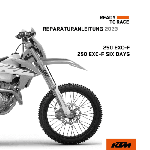 KTM 250 EXC-F SIX DAYS Reparaturanleitung 2023 Pdf