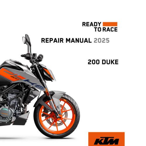 KTM 200 DUKE Repair manual 2025 Pdf