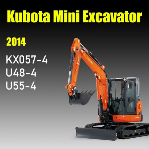 Kubota KX057-4 Operating Instructions