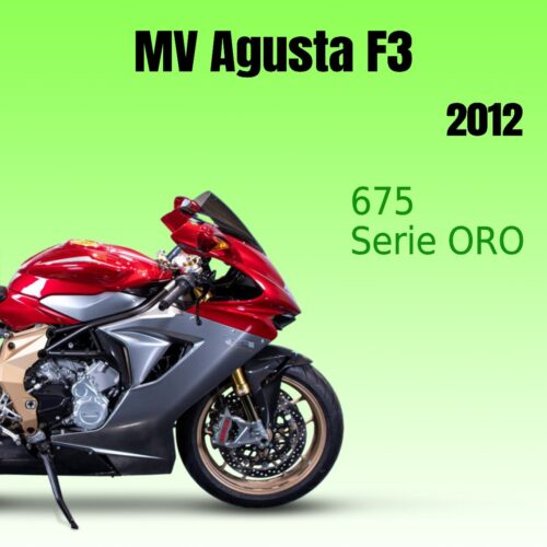 MV Agusta F3 675 Serie Oro Service manual 2012 Pdf