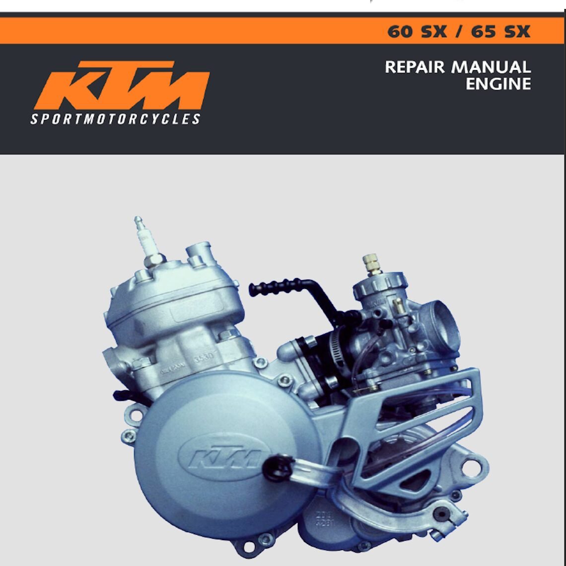 KTM 60SX 65SX Service manual 1998-2005 Pdf