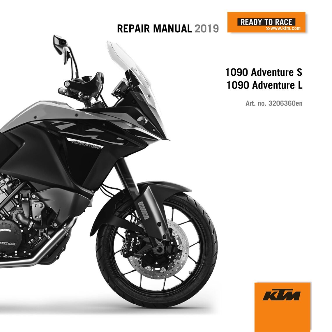KTM 1090 Adventure S Service manual 2019 Pdf