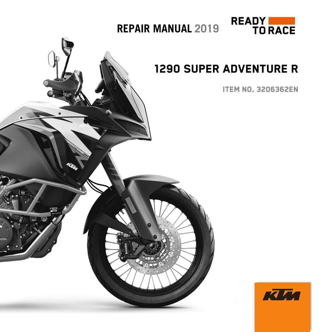 KTM 1290 Super Adventure R Service manual 2019 Pdf