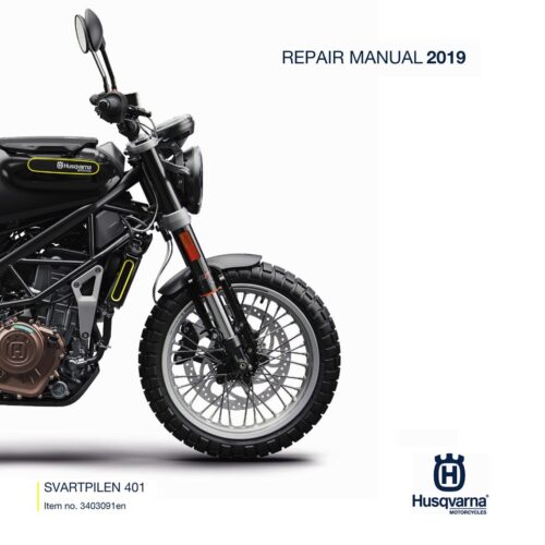 Husqvarna Svartpilen 401 Service manual 2019 Pdf