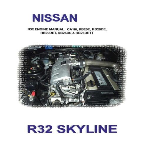 Nissan R32 CA18i RB20E RB20DE RB20DET RB25DE Workshop manual Pdf
