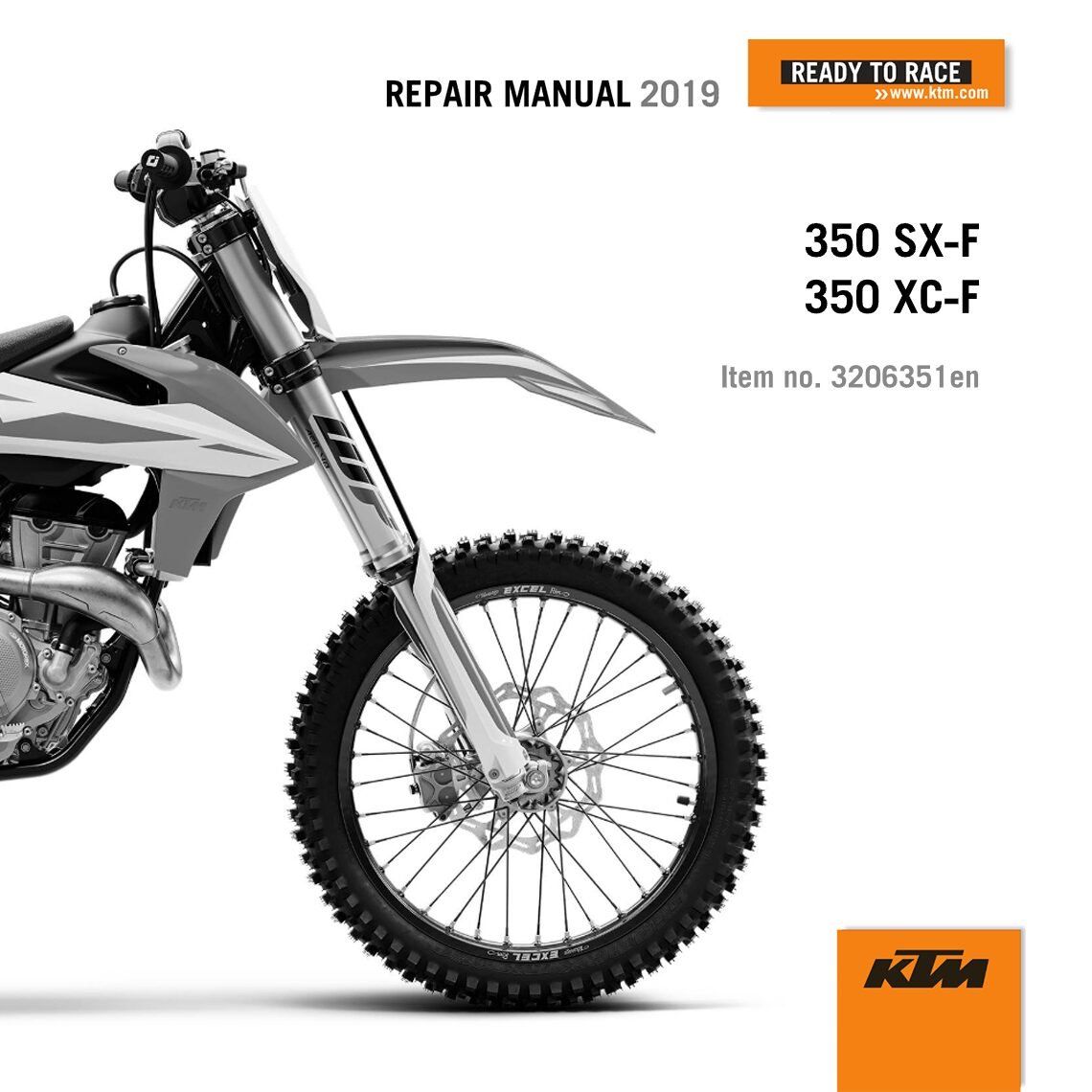 KTM 350 SX-F Service manual 2019 Pdf