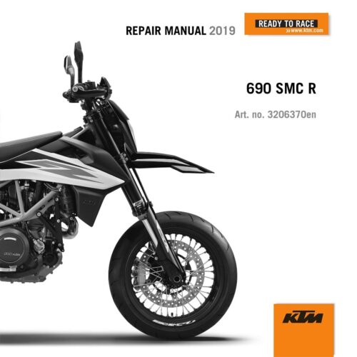 KTM 690 SMC R Repair manual 2019 Pdf