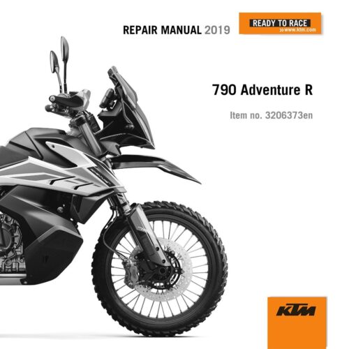 KTM 790 ADVENTURE R 2019 Repair manual Pdf
