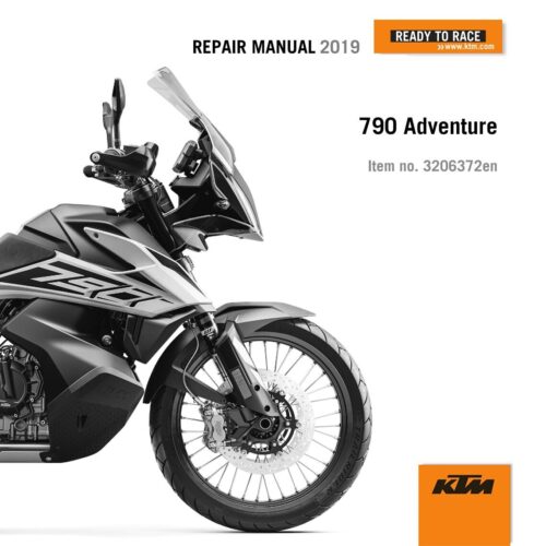 KTM 790 ADVENTURE 2019 Repair manual Pdf