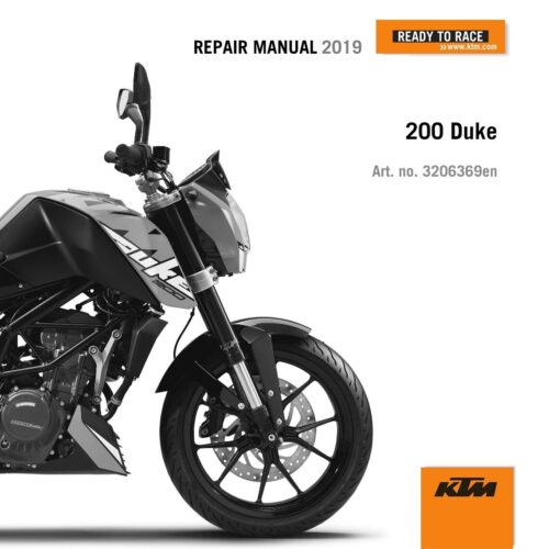 KTM 200 Duke 2019 Repair manual Pdf