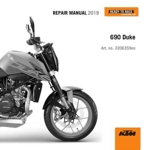 KTM 690 Duke 2019 Repair manual Pdf