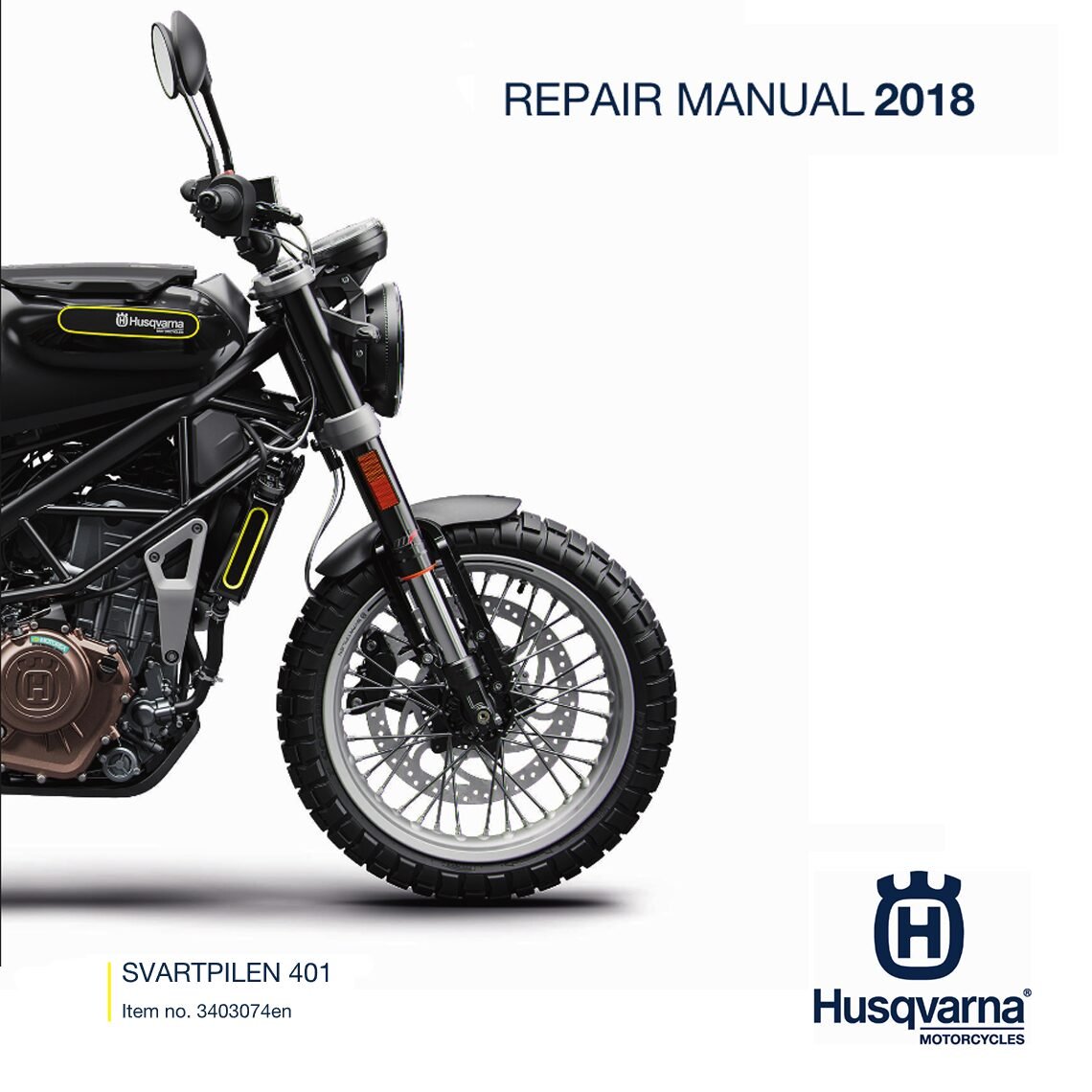 Husqvarna Svartpilen 401 Repair manual 2018 Pdf