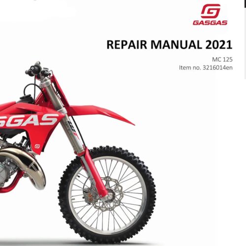 Gasgas MC125 Service manual 2021 Pdf