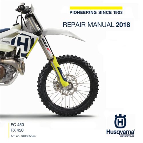 Husqvarna FC 450 FX 450 Repair manual 2018 Pdf