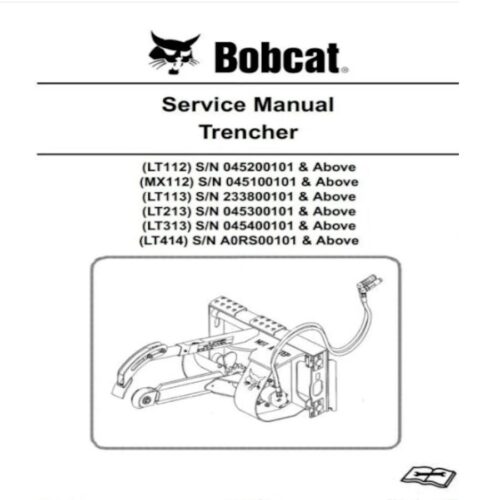 BOBCAT LT112 MX112 LT113 LT213 LT313 LT414 Service manual