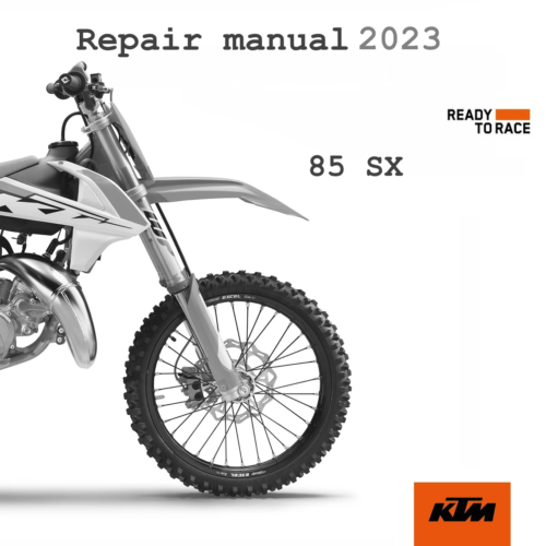 KTM 85 SX 2023 Service Manual Pdf