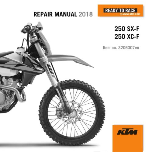 KTM 250 SX-F 250 XC-F Service manual 2018 Pdf