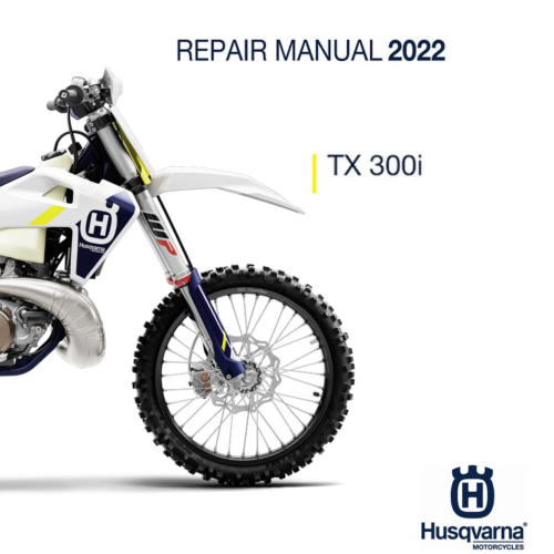 Husqvarna TX 300i Service manual 2022