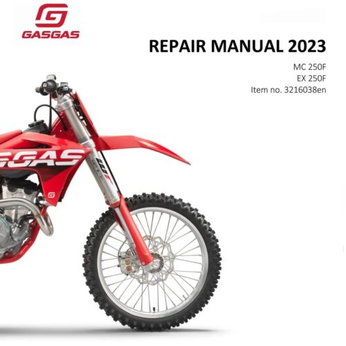 Gasgas MC 250F Service manual 2023 Pdf
