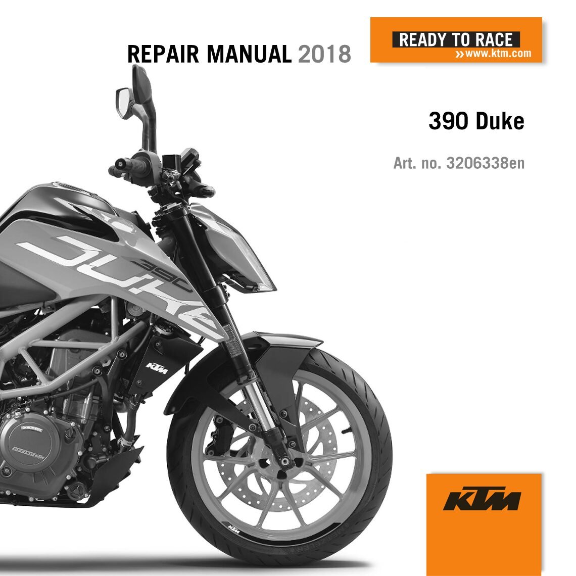 KTM 390 Duke Service manual 2018 Pdf