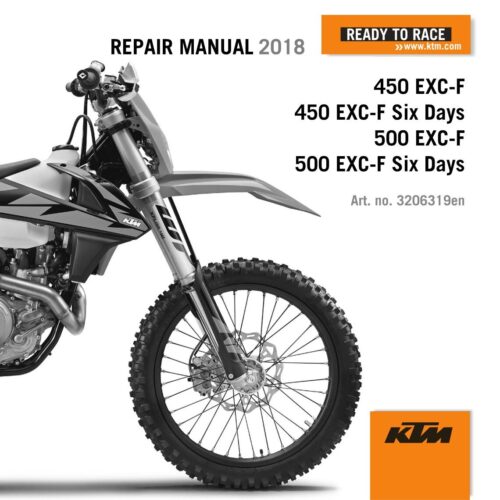 KTM 450 EXC-F Six Days Service manual 2018 Pdf