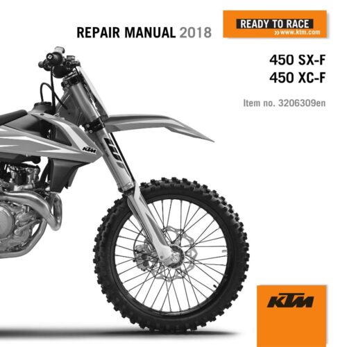 KTM 450 SX-F 450 XC-F Service manual 2018 Pdf